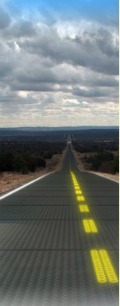 image of a solar technology on a roadway
