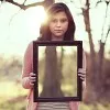 image of partially invisible girl
